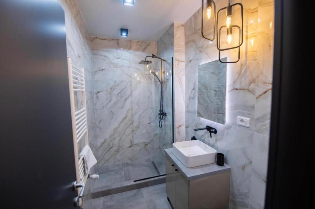 Koupelna v ubytování Casa Doner Rooms