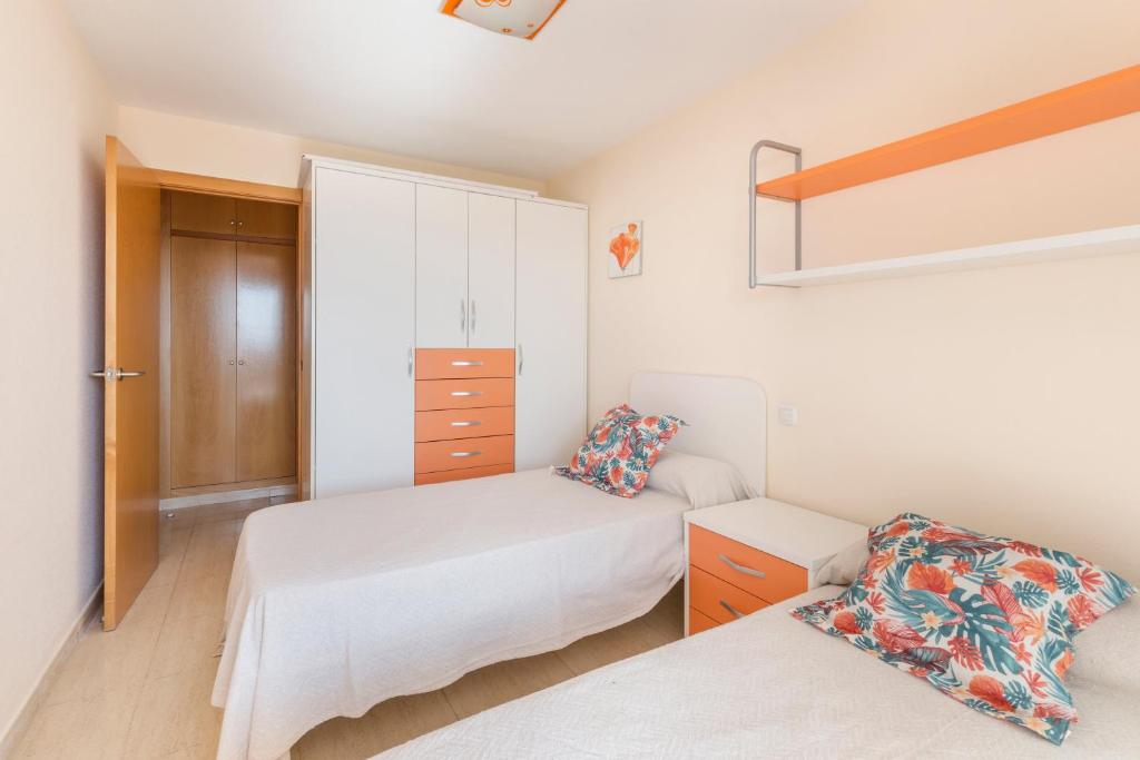Postel nebo postele na pokoji v ubytování Apartamento Clayma