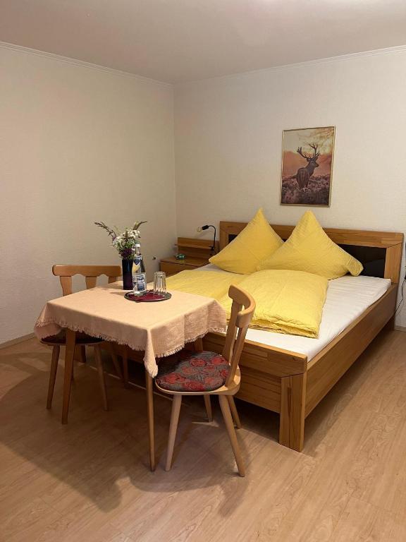 Postel nebo postele na pokoji v ubytování Fagererhof