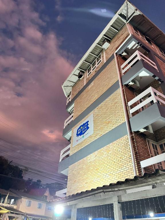 O edifício em que o hotel se localiza