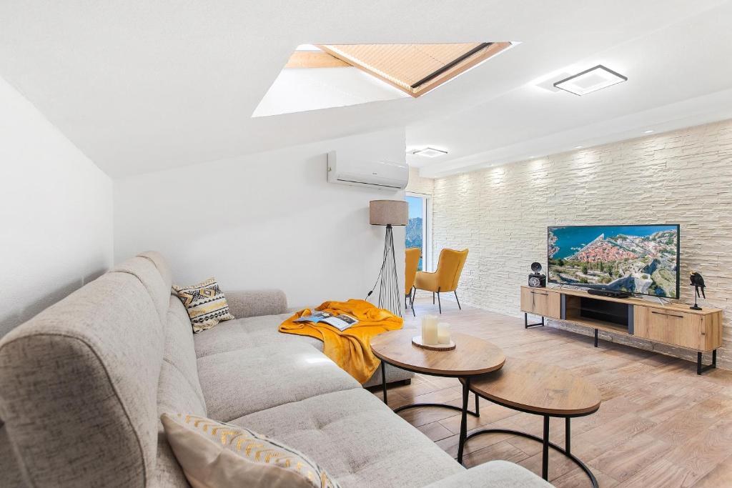 Posezení v ubytování Apartment Petar 2