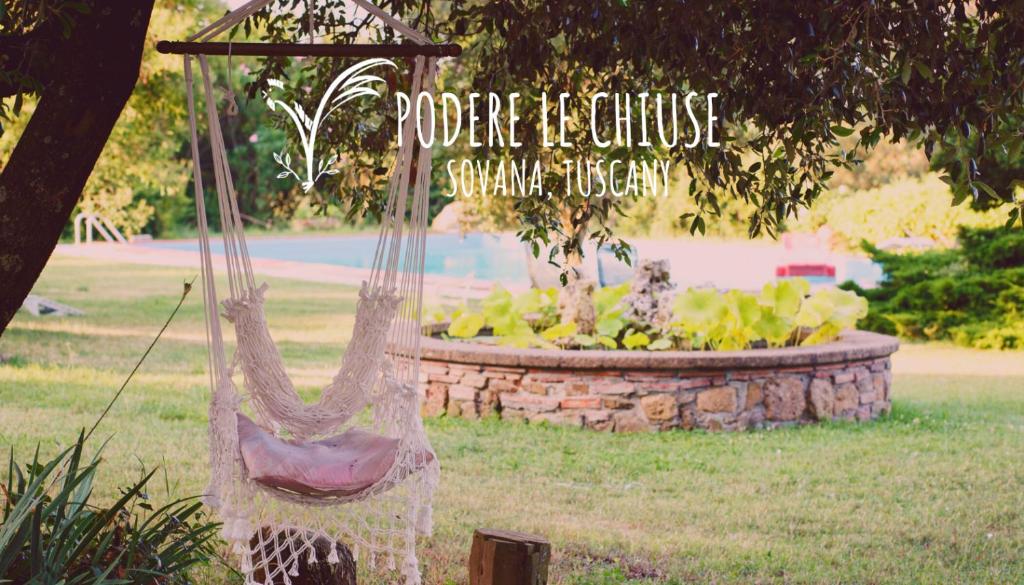 Vonkajšia záhrada v ubytovaní Podere Le Chiuse