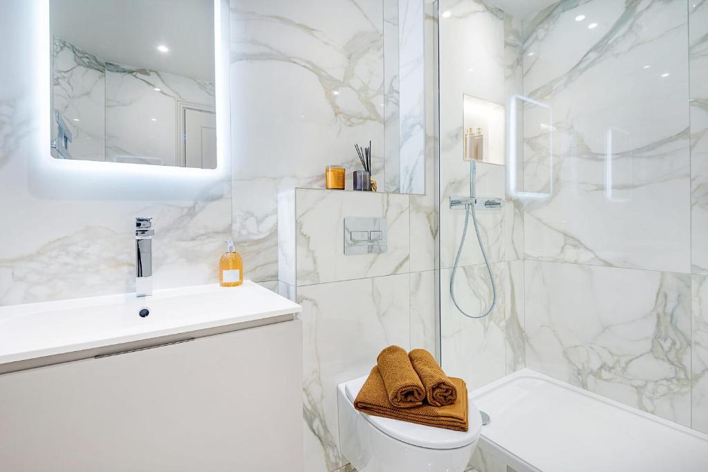 سوئیت 6 قوس مرمر با میزبانی Sweetstay - Marble Arch Suite 6-Hosted by Sweetstay، سوئیت 6 قوس مرمر با میزبانی Sweetstay