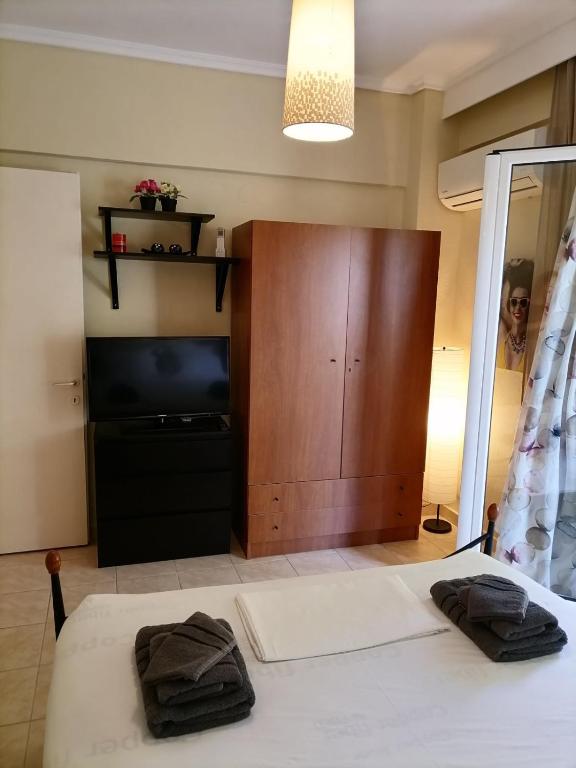Postel nebo postele na pokoji v ubytování D apartment