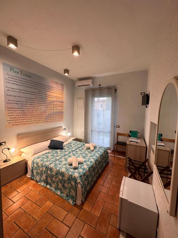 Uma cama ou camas num quarto em five keys