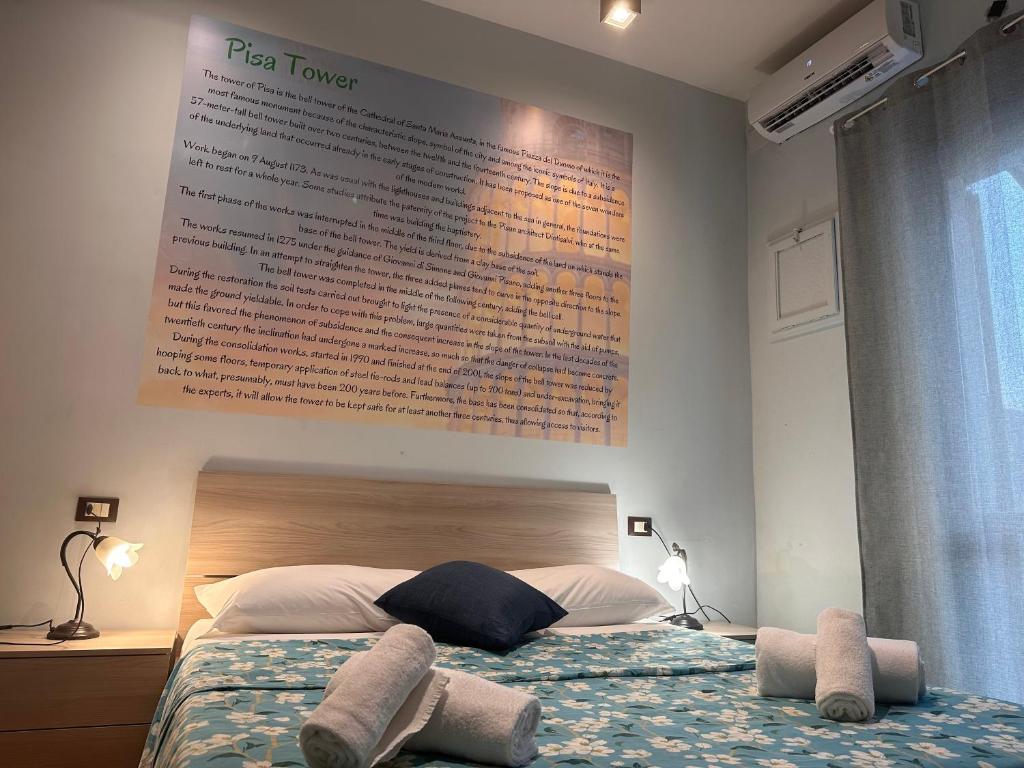 Uma cama ou camas num quarto em five keys