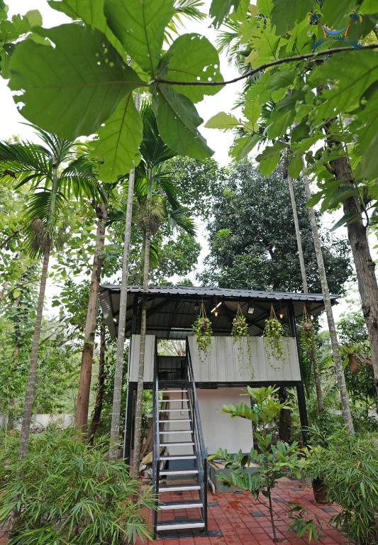 Zahrada ubytování Serenity Villa and Treehouse