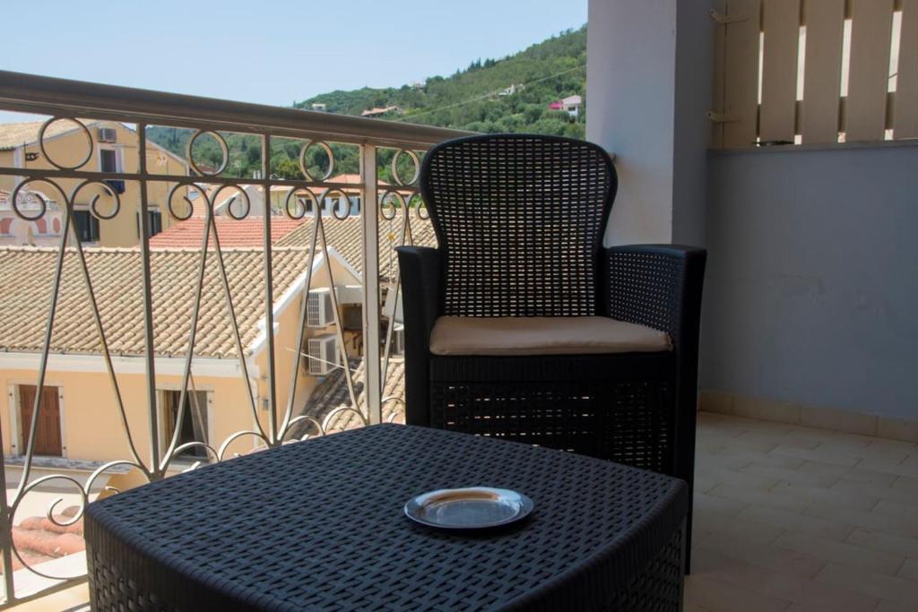 Balkón nebo terasa v ubytování Paxos In Square (Apartment Amfitriti)