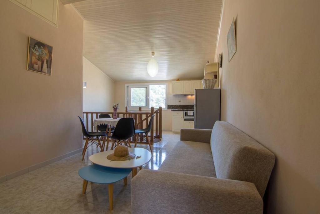 Posezení v ubytování Paxos In Square (Apartment Amfitriti)