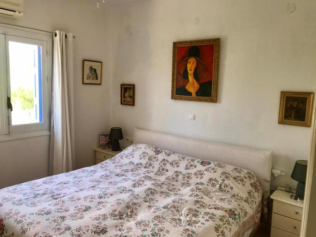 Postel nebo postele na pokoji v ubytování Voreas Villa