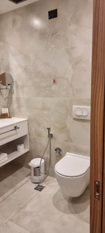 Koupelna v ubytování SIBB Hotel