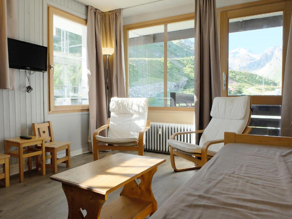 Appartement rénové au pied des pistes avec balcon à Tignes