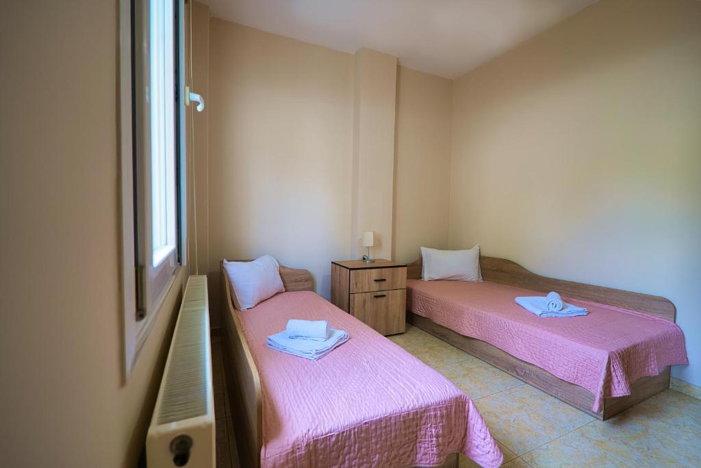 Posteľ alebo postele v izbe v ubytovaní Anelia Villas Sea View