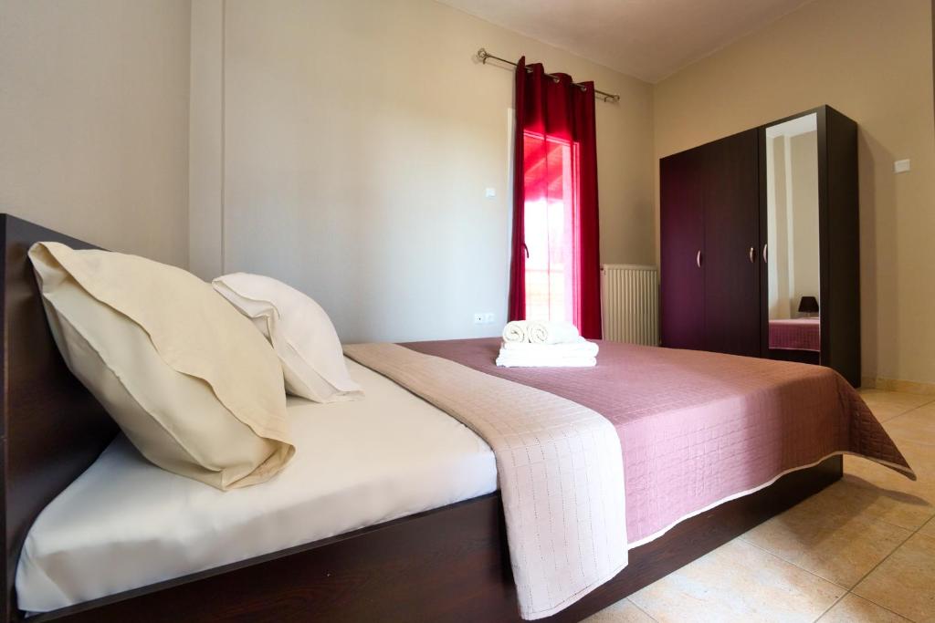 Posteľ alebo postele v izbe v ubytovaní Anelia Villas Sea View