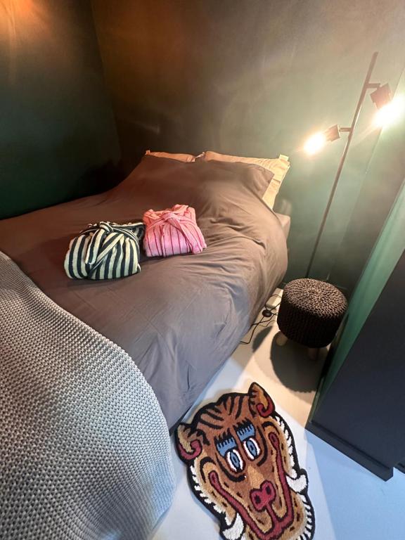 Postel nebo postele na pokoji v ubytování NEOZONE Neostudio Malmedy