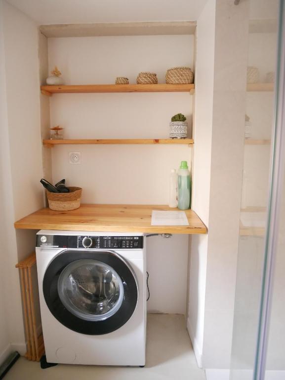 Cuisine ou kitchenette dans l'établissement Le Clos des Confidences