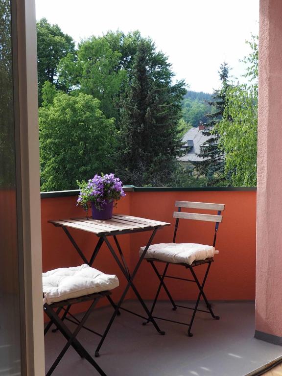 A balcony or terrace at Rizzi Haus
