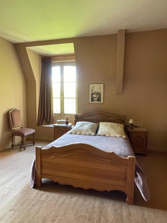 Letto o letti in una camera di Château de Praslins