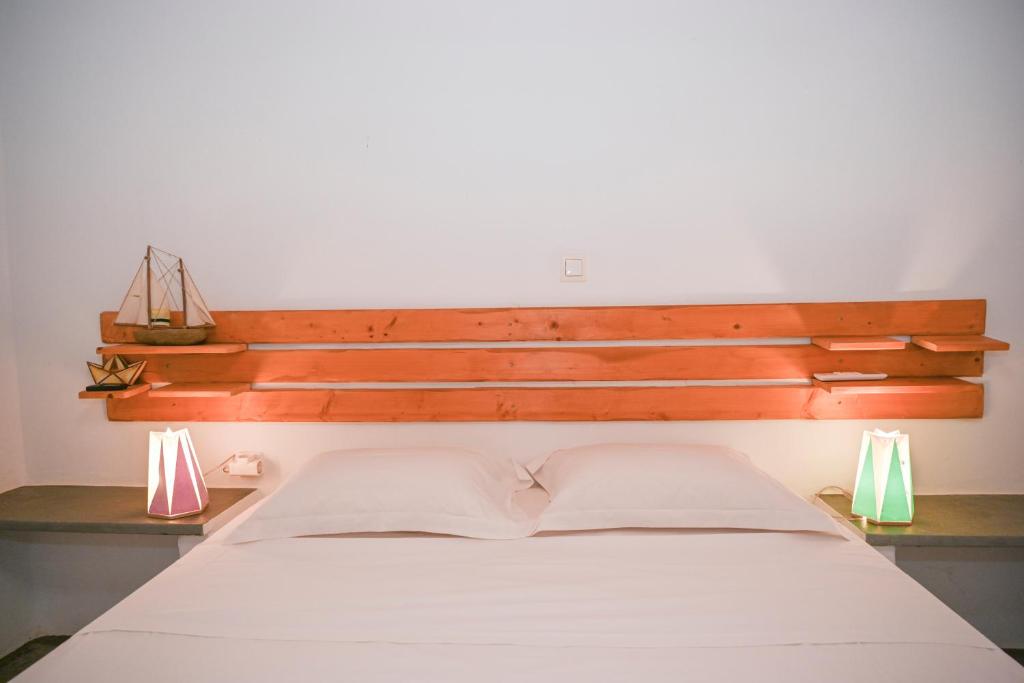 Кровать или кровати в номере Dream summer house in Tinos