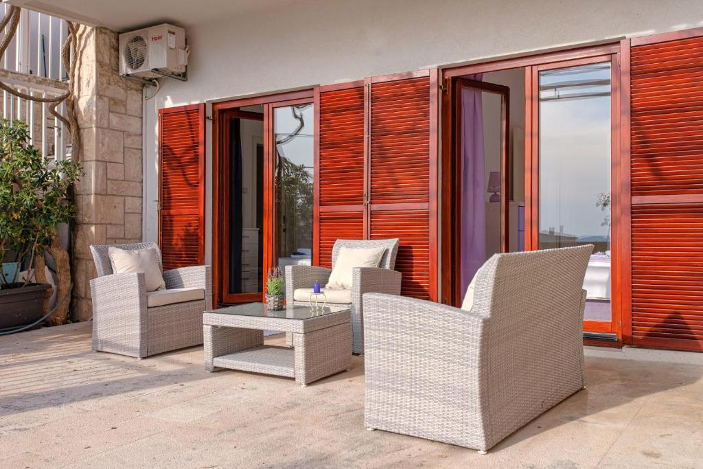 Posezení v ubytování Apartment Duda