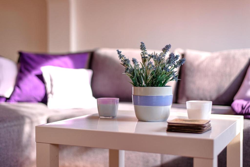 Posezení v ubytování Apartment Duda