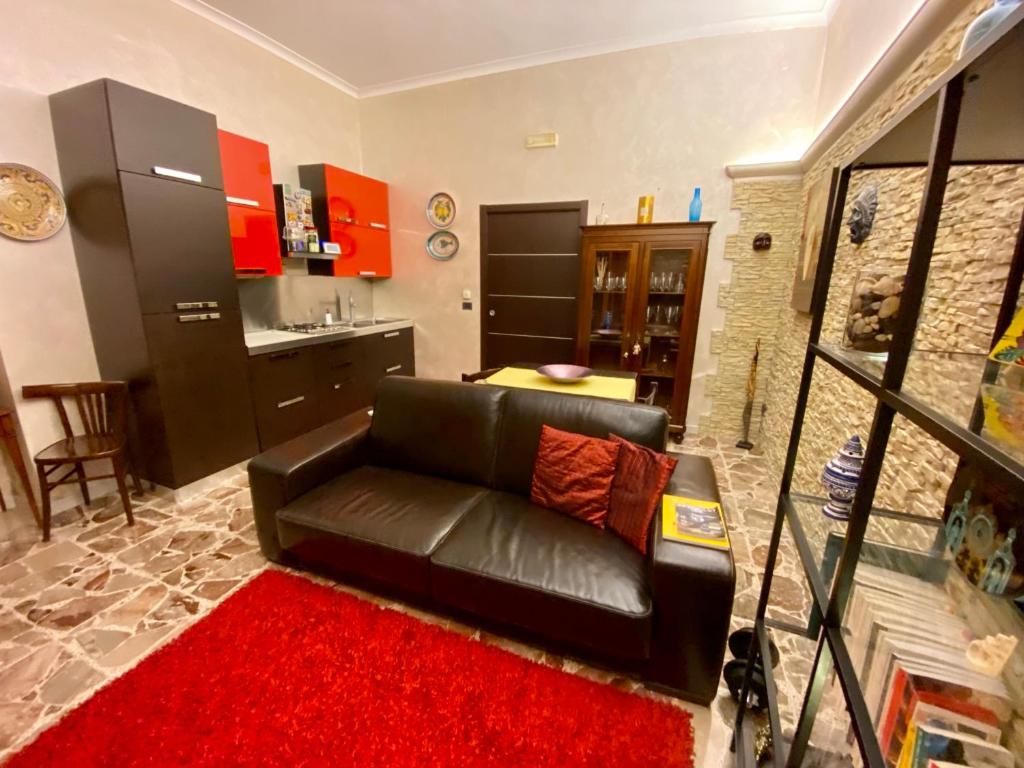 Kuchyň nebo kuchyňský kout v ubytování Pummarella b&b