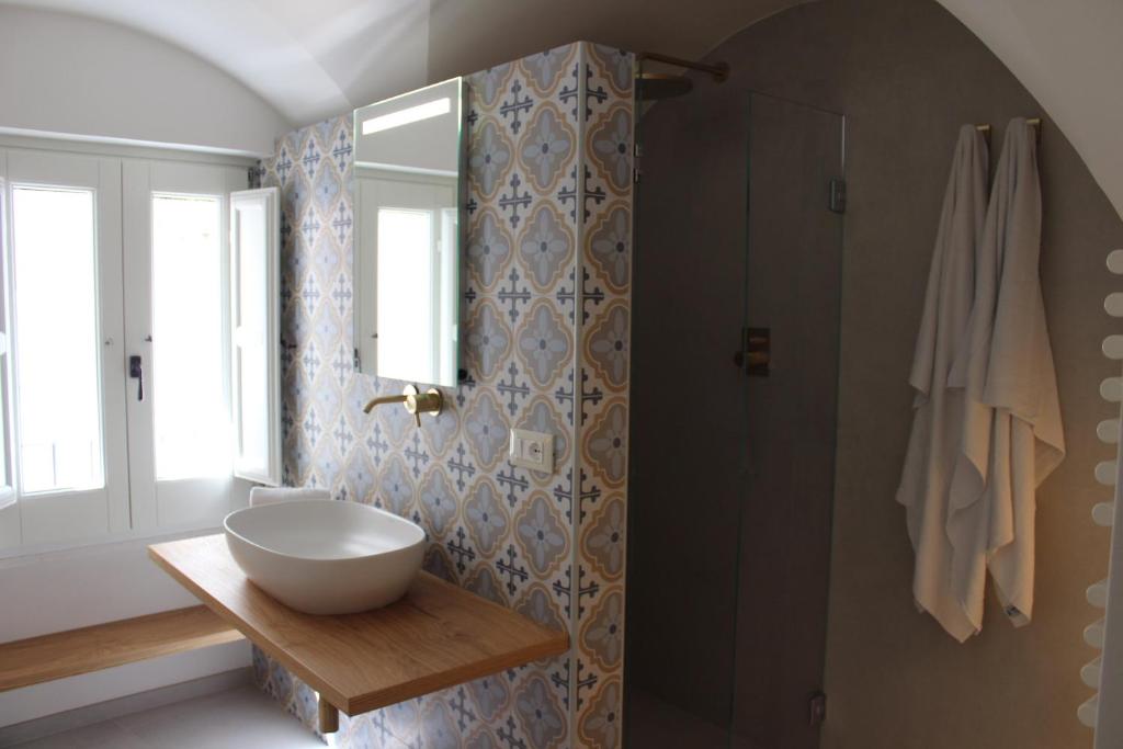 Koupelna v ubytování Il Palazzotto