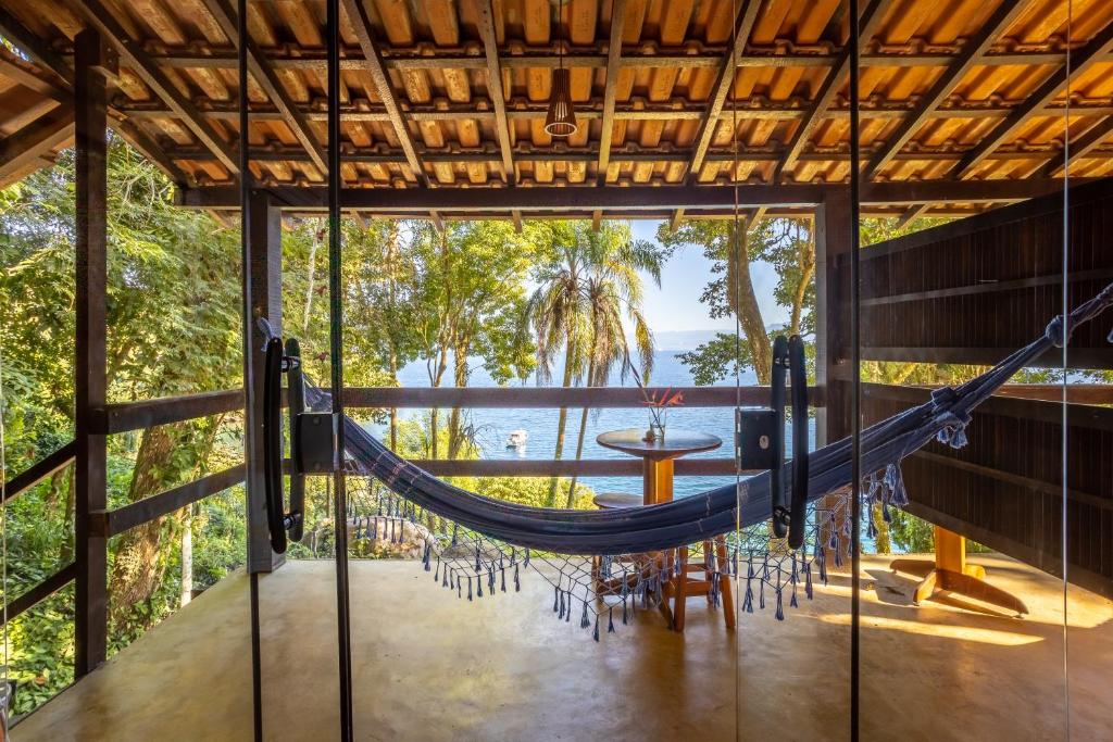 Uma varanda ou terraço em Pousada Lagamar