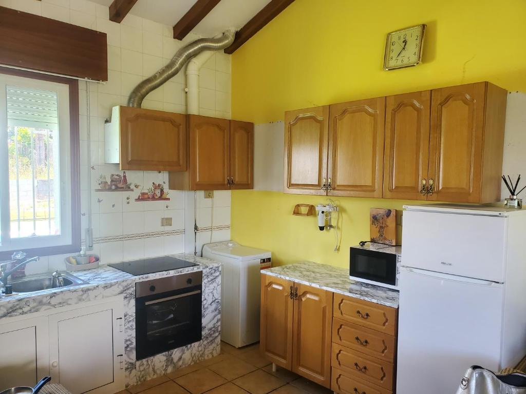 Kuchyň nebo kuchyňský kout v ubytování Villa Peregrina