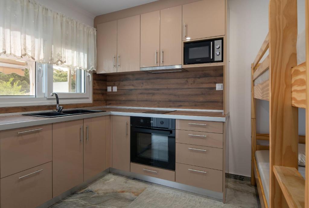 Kuchyň nebo kuchyňský kout v ubytování ViLLA DRAGANI