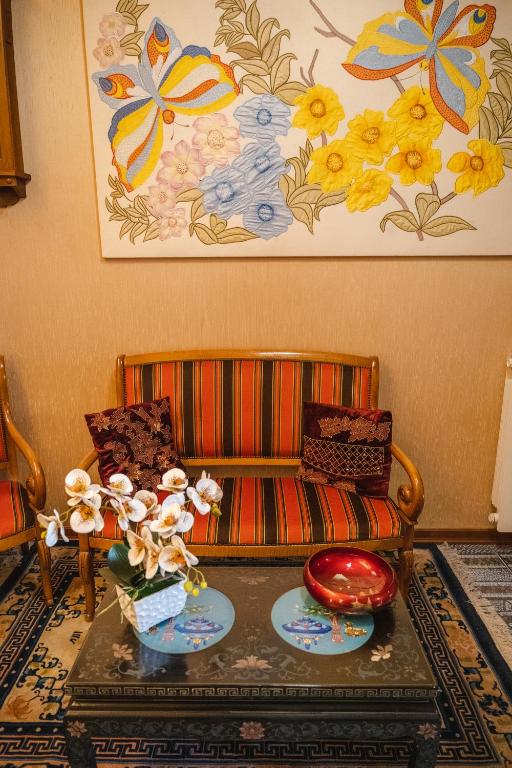 Posezení v ubytování Casa Tonina
