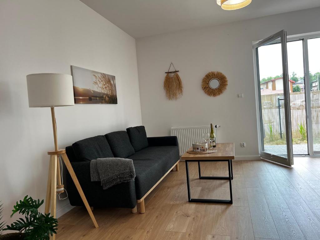 Posezení v ubytování Apartament Iławka