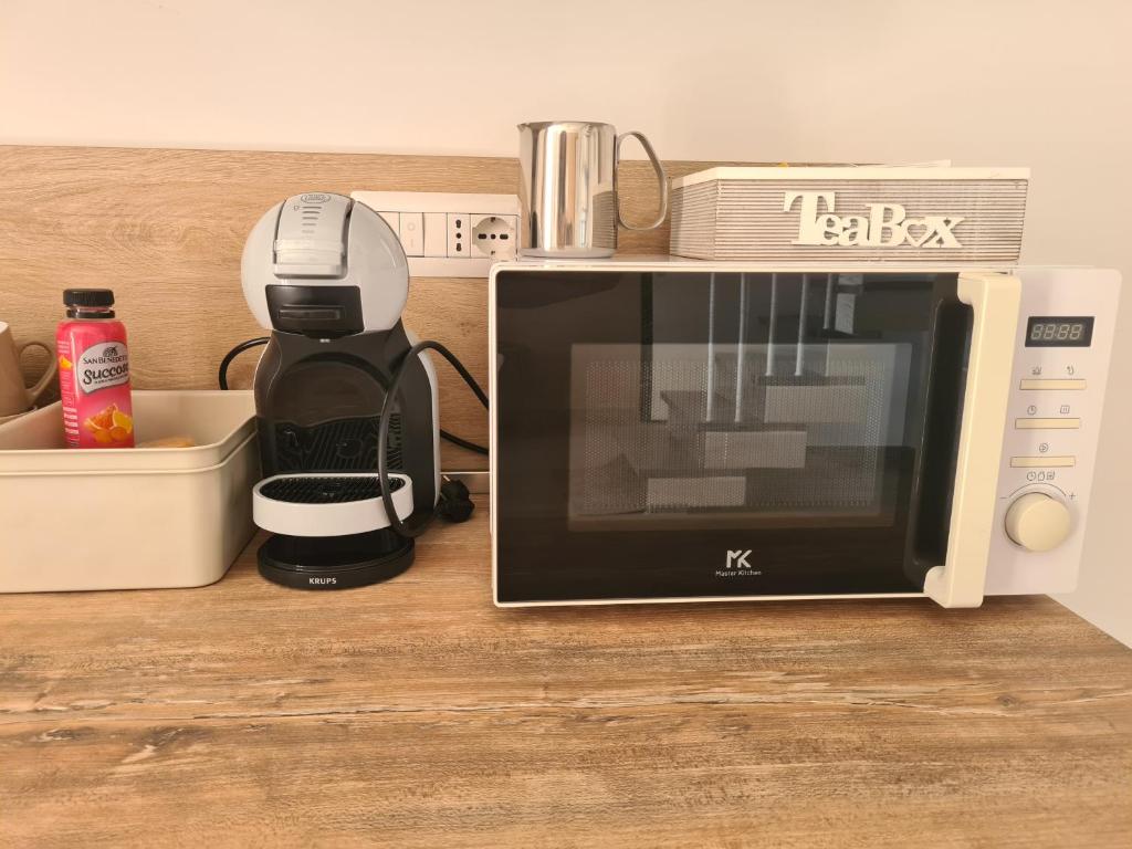 Nhà bếp/bếp nhỏ tại B&B Al Quadrato