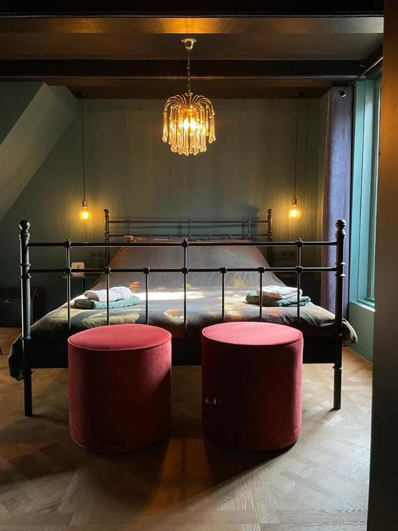 Postel nebo postele na pokoji v ubytování B&B Suupmarkt