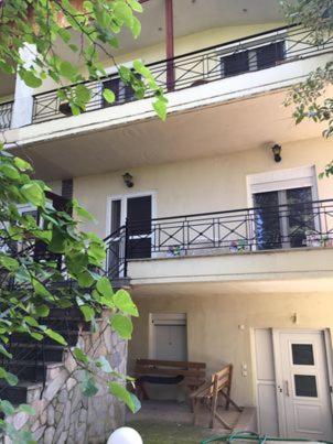 Balkón nebo terasa v ubytování Dimis apartments