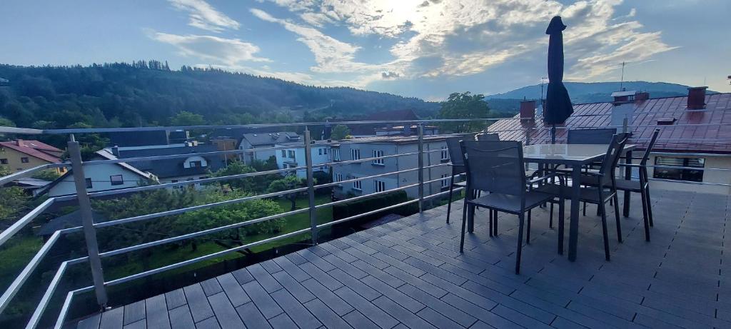 Nespecifikovaný výhled na hory nebo výhled na hory při pohledu z apartmánu