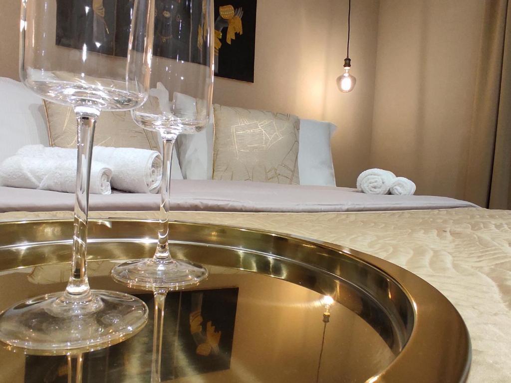 Postel nebo postele na pokoji v ubytování Ti Scialíi Suites Rooms and Relax