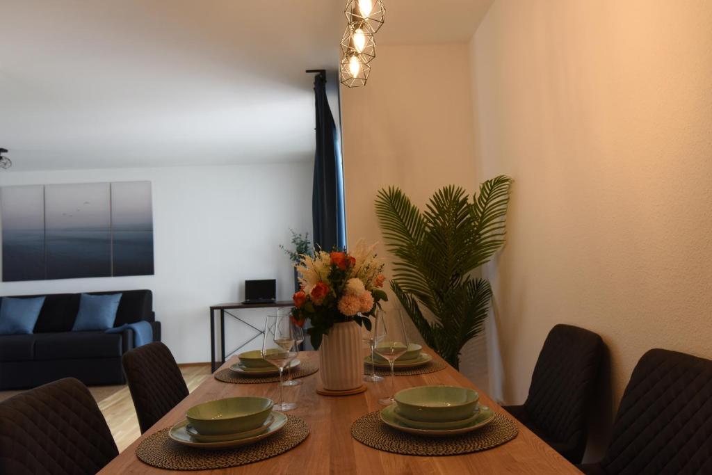 Fotografie z fotogalerie ubytování InHomeVision Neubau, Design, Balkon, Barrierefrei, WLAN v destinaci Markgröningen
