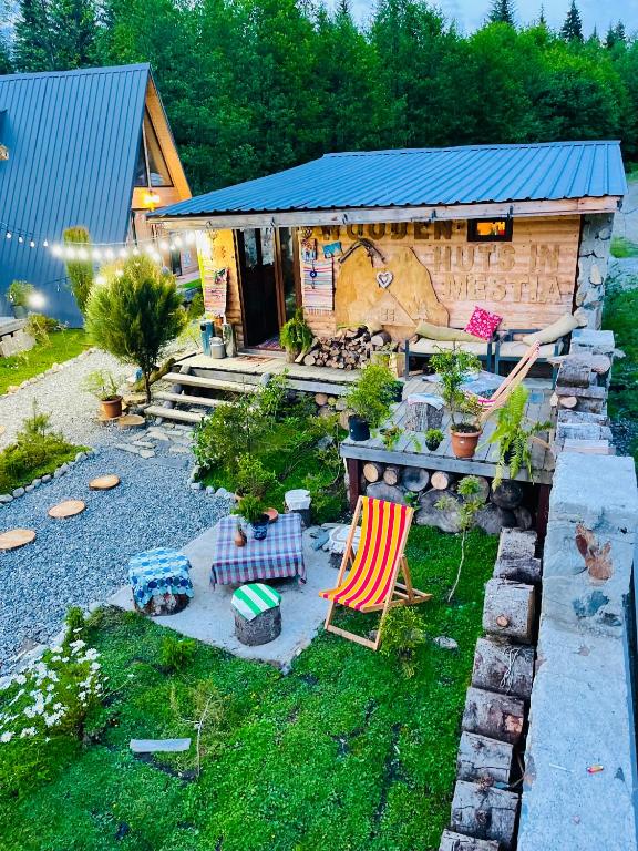 Zahrada ubytování Wooden Huts In Mestia