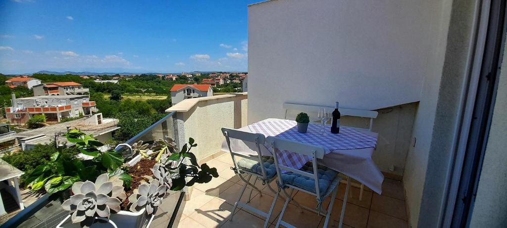 Balkón alebo terasa v ubytovaní Apartment Sea View