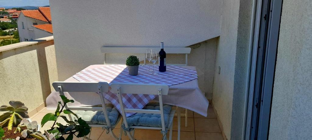 Balkón alebo terasa v ubytovaní Apartment Sea View