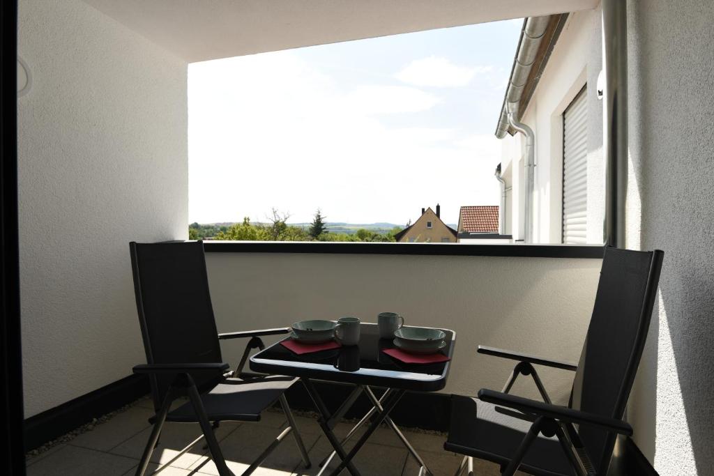 Balkón nebo terasa v ubytování InHomeVision Neubau, Design, Balkon, Barrierefrei, WLAN