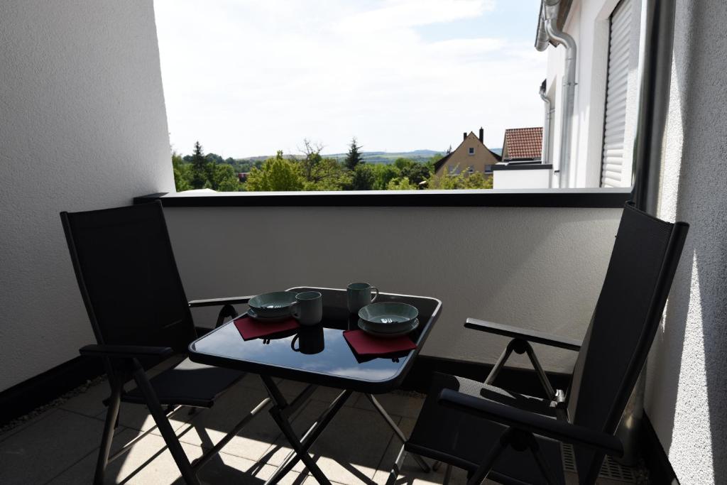 Balkón nebo terasa v ubytování InHomeVision Neubau, Design, Balkon, Barrierefrei, WLAN