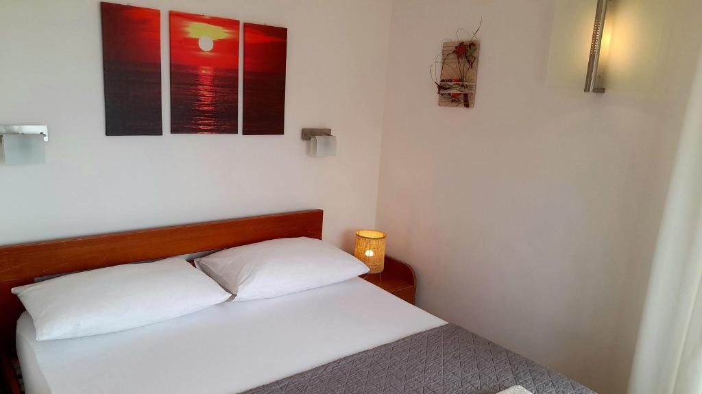 Posteľ alebo postele v izbe v ubytovaní Apartment Sea View