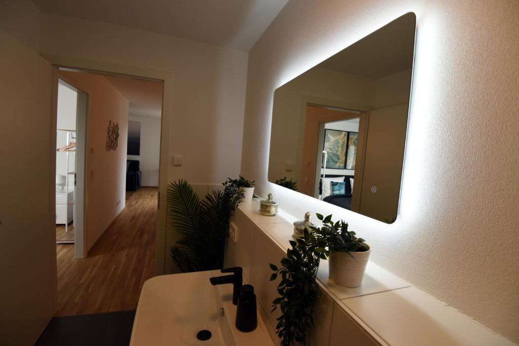 Fotografie z fotogalerie ubytování InHomeVision Neubau, Design, Balkon, Barrierefrei, WLAN v destinaci Markgröningen