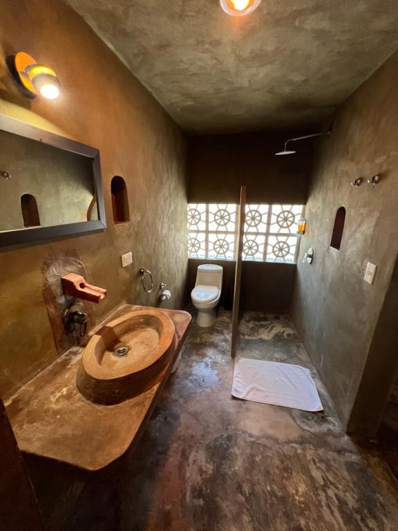 Koupelna v ubytování Casa Gajah Hotel Cuyo