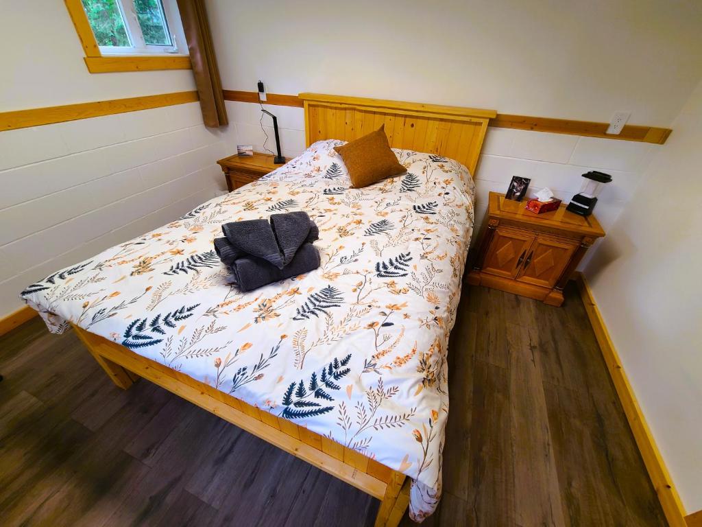 Postel nebo postele na pokoji v ubytování Woodcrest Bed and Breakfast