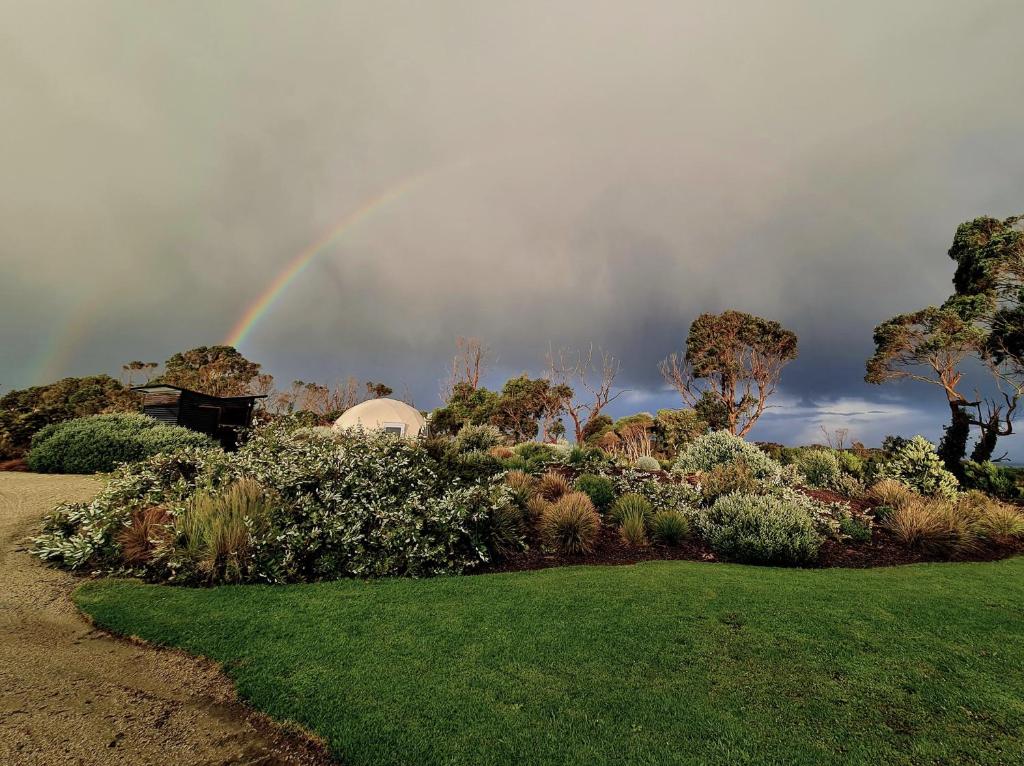 Zahrada ubytování Inverloch Glamping