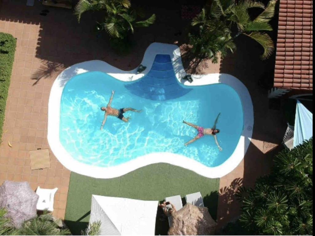 Bazén v ubytování Villa Male: Oasis de Tranquilidad con Piscina en el Corazón de Los Silos - ES-279-6 nebo v jeho okolí