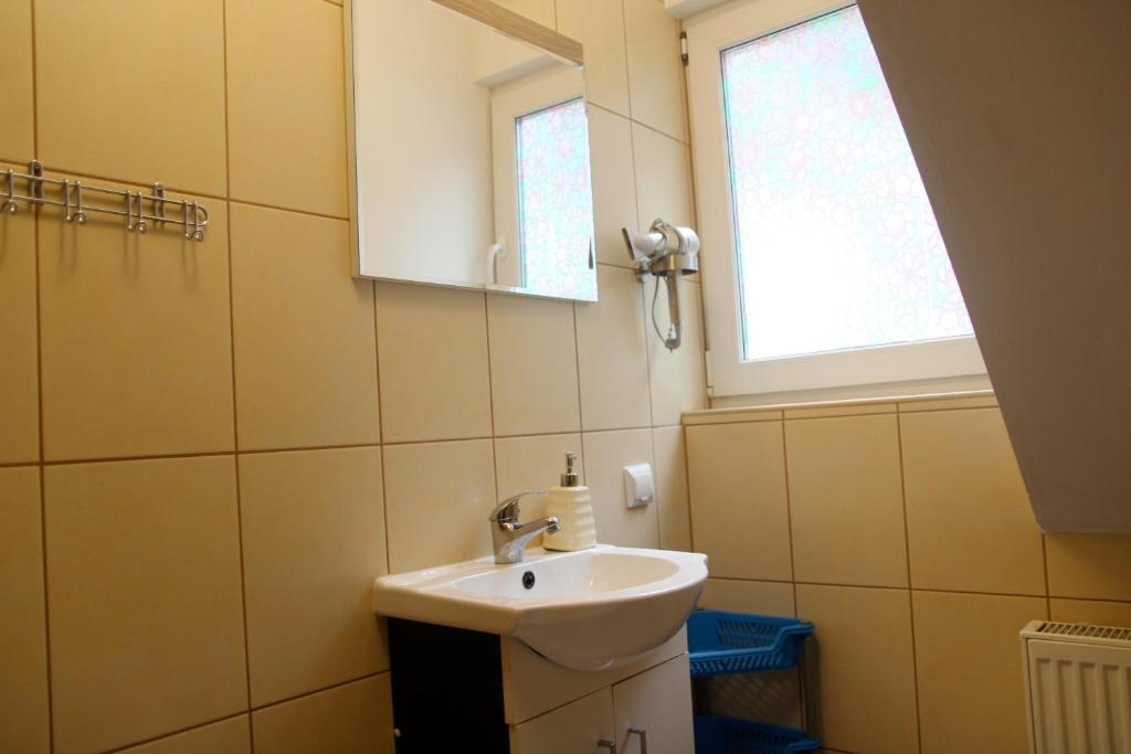 Koupelna v ubytování Sztil - Apartamenty i drewniane domki